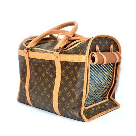 vintage louis vuitton pet carrier.